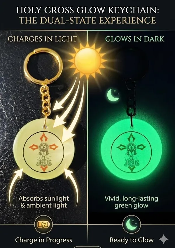 Green_Resin_Glow_In_The_Dark_Cross_Keychain