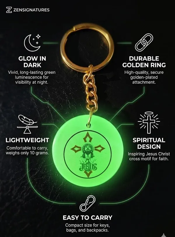 Green_Resin_Glow_In_The_Dark_Cross_Keychain