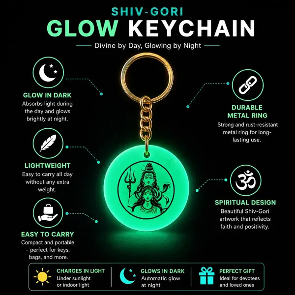 Green_Resin_Keychain_With_Spiritual_Design