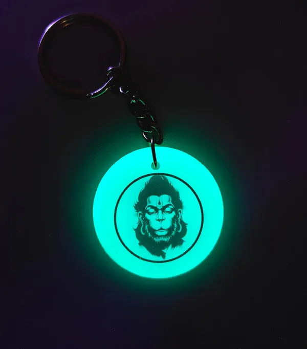 Blue_Resin_Keychain_With_Chain