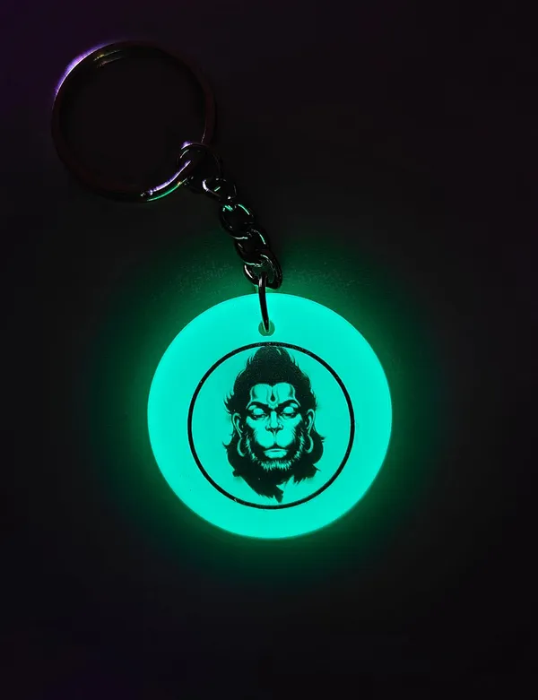 Blue_Resin_Keychain_With_Chain
