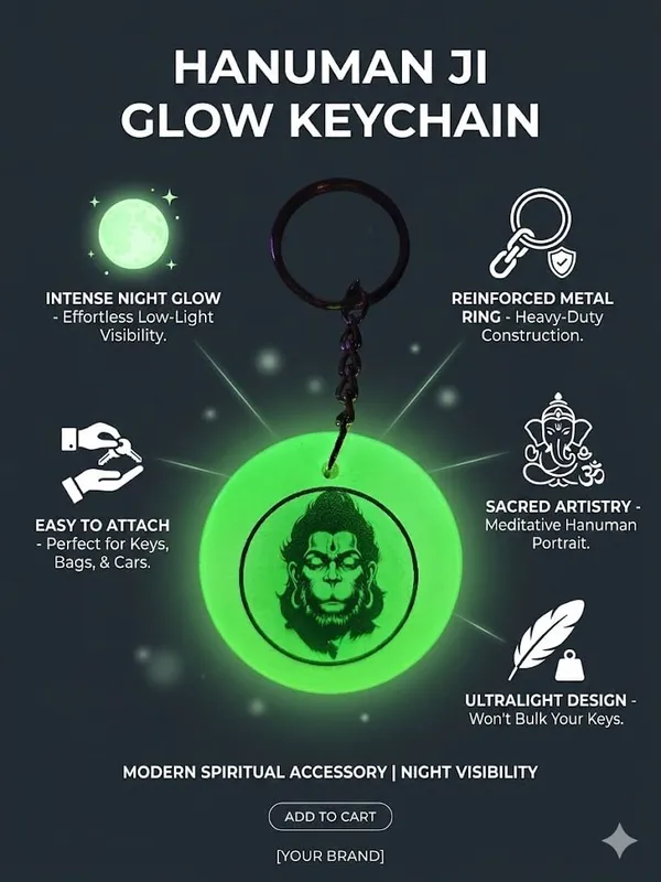Green_Resin_Keychain_With_Chain