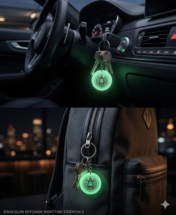 Green_Resin_Keychain_With_Chain