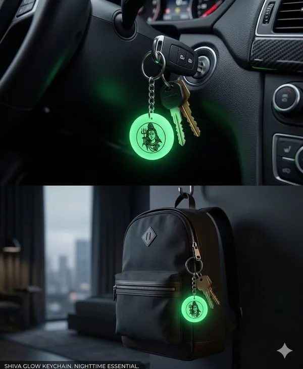Green_Resin_Keychain_With_Chain