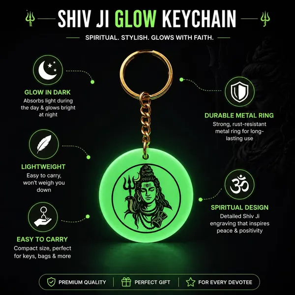 Green_Resin_Keychain_With_Chain