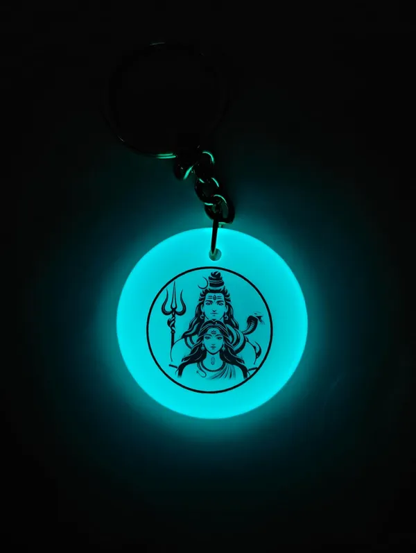 Blue_Resin_Keychain_With_Spiritual_Design
