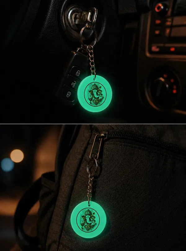 Green_Resin_Ganesh_Ji_Keychain