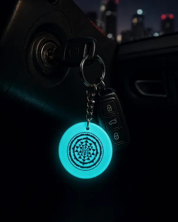 Blue_Resin_Aum_Symbol_Keychain