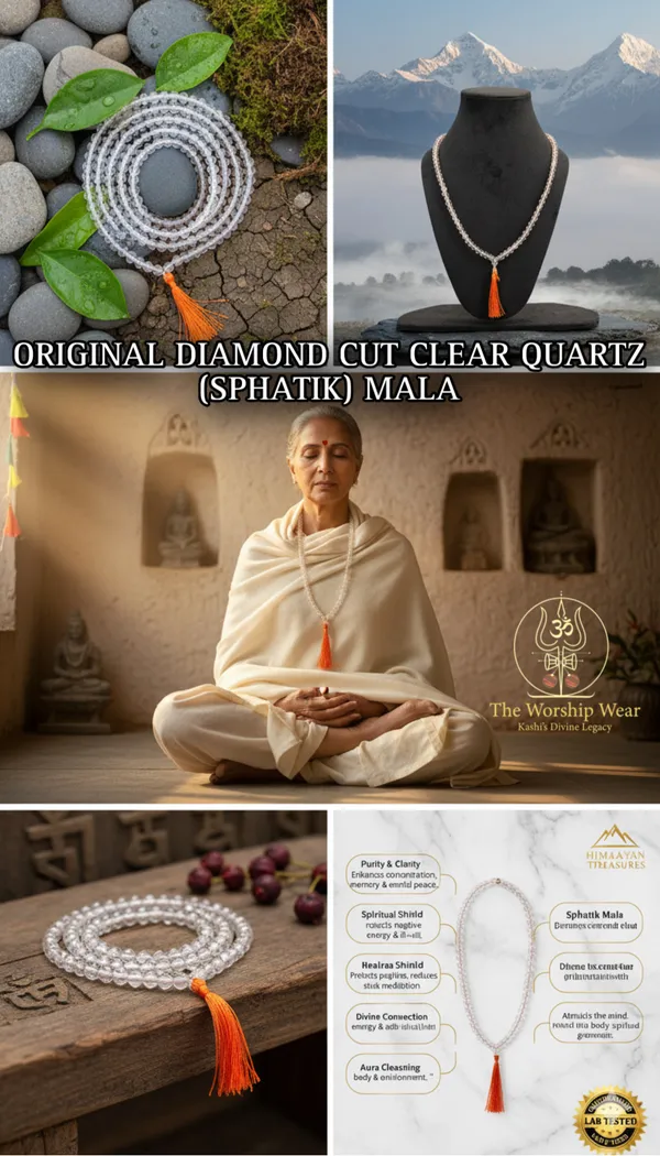 Sphatik_Mala_(Diamond_Cut)_108_Clear_Quartz_Beads_-_The_Worship_Wear