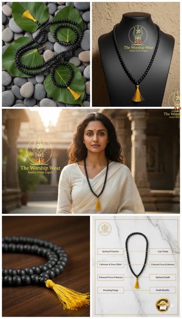 108+1_Divya_Karungali_Mala_-_Natural_Ebony_Wood_Beads_(Govt._Certified)_-_The_Worship_Wear