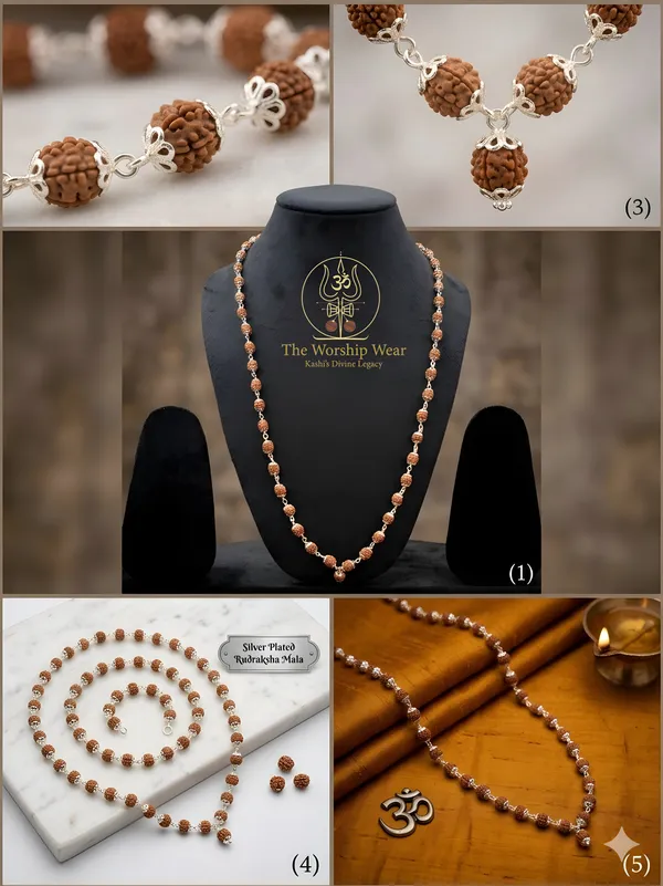 Silver_Plated_Elegant_Rudraksha_Mala_with_Lab_Certification_-_The_Worship_Wear