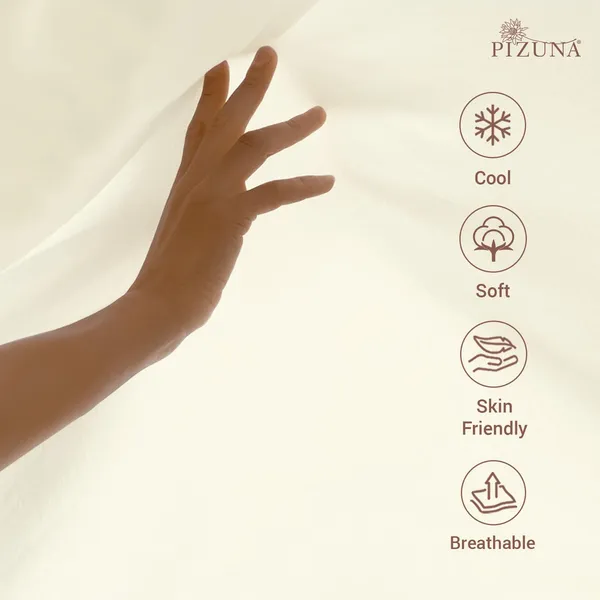 Cotton_Solid_Off_White_Single_Fitted_Bedsheet