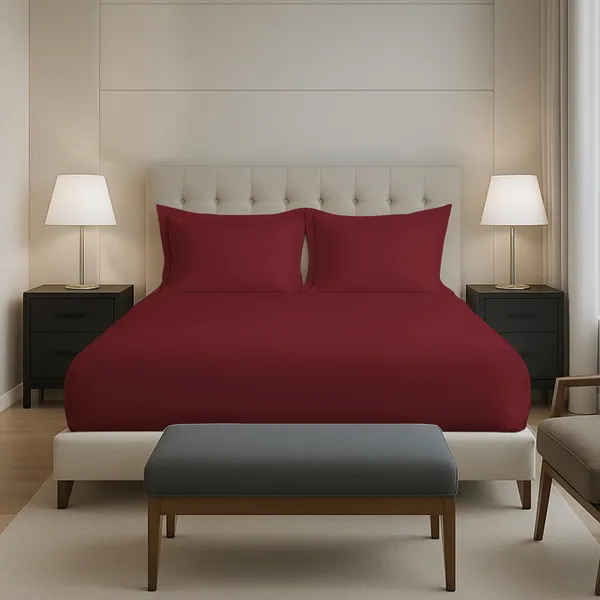 Cotton_Sateen_Solid_Rio_Red_Queen_Fitted_Bedsheet