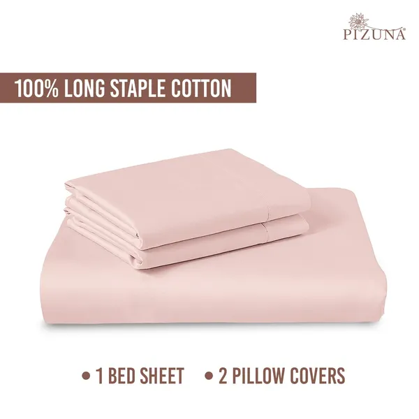 Cotton_Solid_Light_Pink_Queen_Flat_Bedsheet