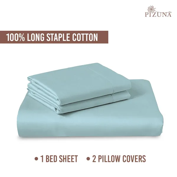 Cotton_Solid_Baby_Blue_Queen_Flat_Bedsheet