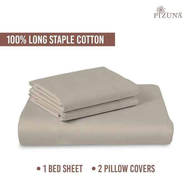 Cotton_Solid_Simply_Taupe_Queen_Flat_Bedsheet