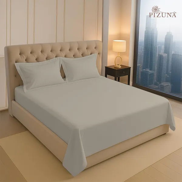 Cotton_Solid_Simply_Taupe_Queen_Flat_Bedsheet