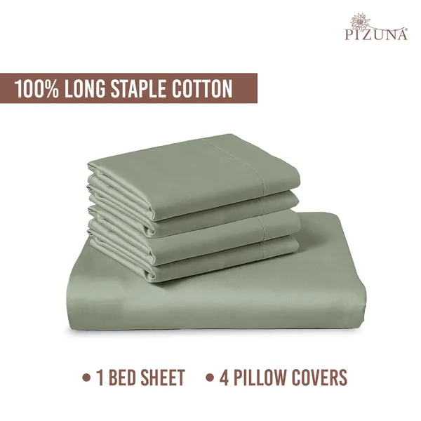 Cotton_Solid_Sea_Foam_Super_King_Flat_Bedsheet
