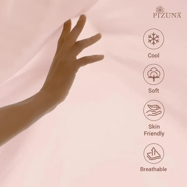 Cotton_Solid_Light_Pink_Single_Flat_Bedsheet_With_Pillow_Cover