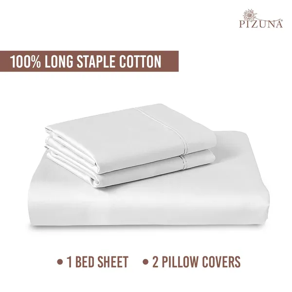 Cotton_Solid_White_Queen_Flat_Bedsheet
