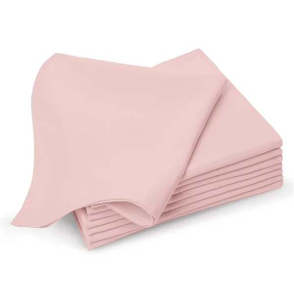 Cotton_Solid_Light_Pink_Dinner_Napkin_Set