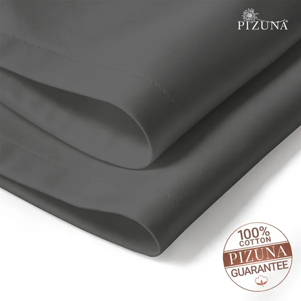 Cotton_Sateen_Solid_Dark_Grey_Dinner_Napkins_Set_Of_24