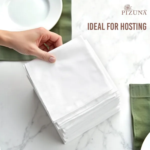 Cotton_Solid_White_Dinner_Napkin_Set