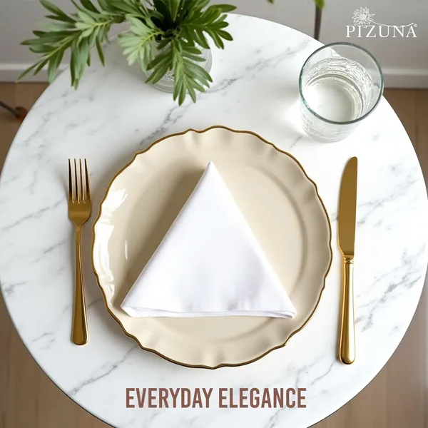 Cotton_Solid_White_Dinner_Napkin_Set