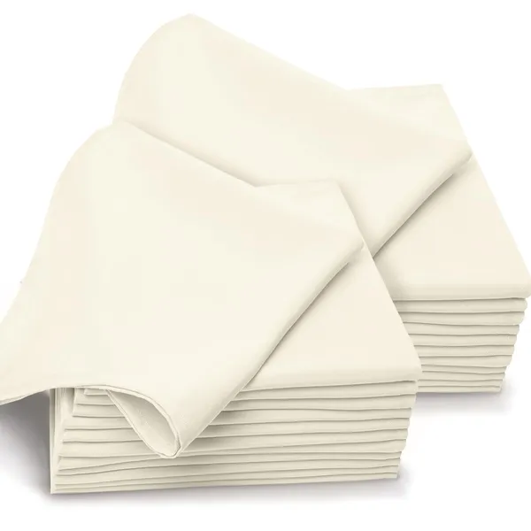 Cotton_Sateen_Solid_Ivory_Dinner_Napkins_Set_Of_24
