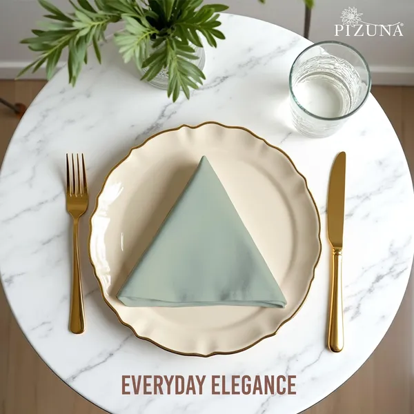 Pizuna_100%_Long_Staple_Cotton_Solid_Sea_Foam_Dinner_Napkin_Set_Of_8