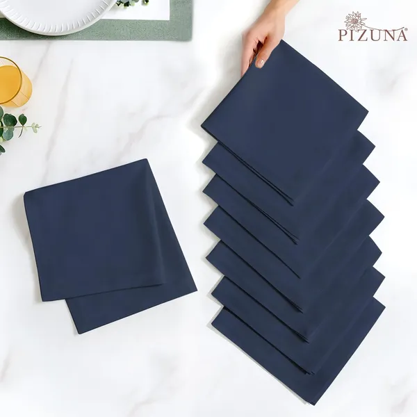 Cotton_Solid_Dark_Blue_Dinner_Napkins_Set_Of_8