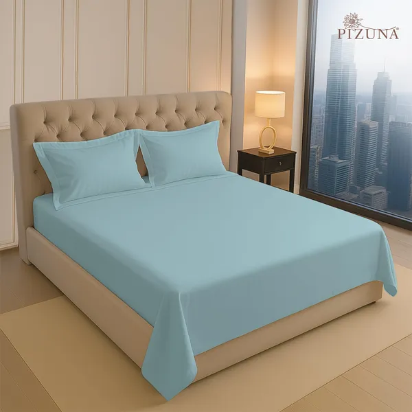 Cotton_Solid_Baby_Blue_King_Flat_Bedsheet_With_Pillow_Covers