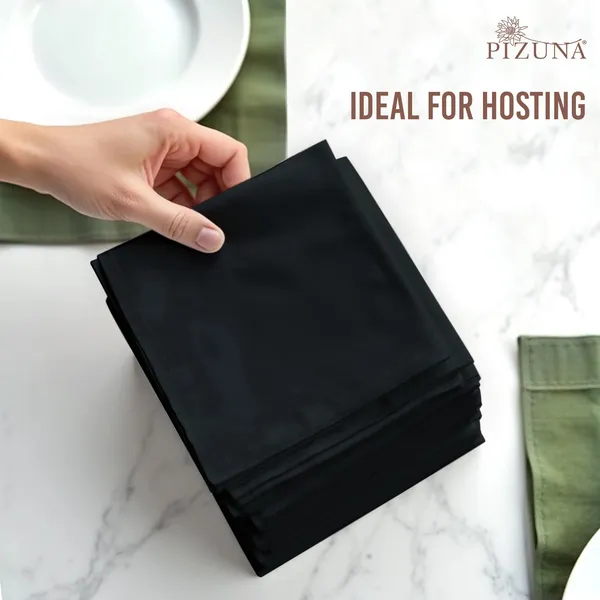 Cotton_Solid_Black_Dinner_Napkins_Set_Of_24
