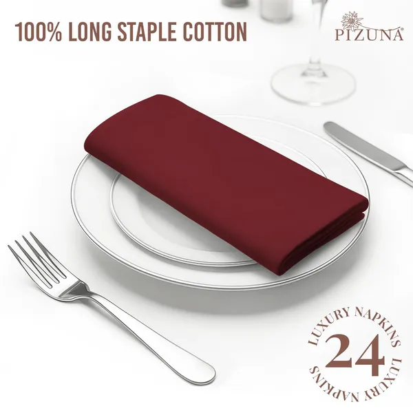 Cotton_Sateen_Solid_Rio_Red_Dinner_Napkins_Set_Of_24