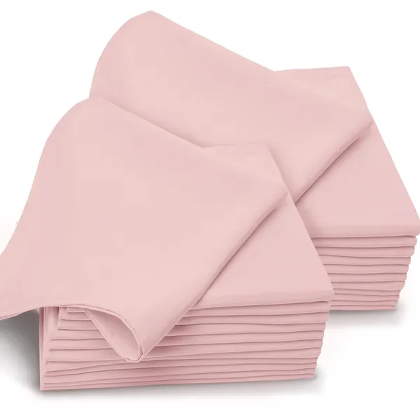 Cotton_Sateen_Solid_Light_Pink_Dinner_Napkins_Set_Of_24