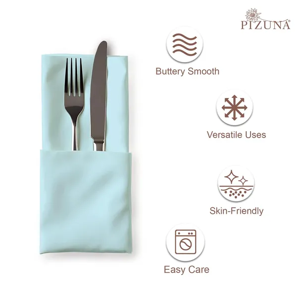 Cotton_Solid_Baby_Blue_Dinner_Napkins_Set_Of_24