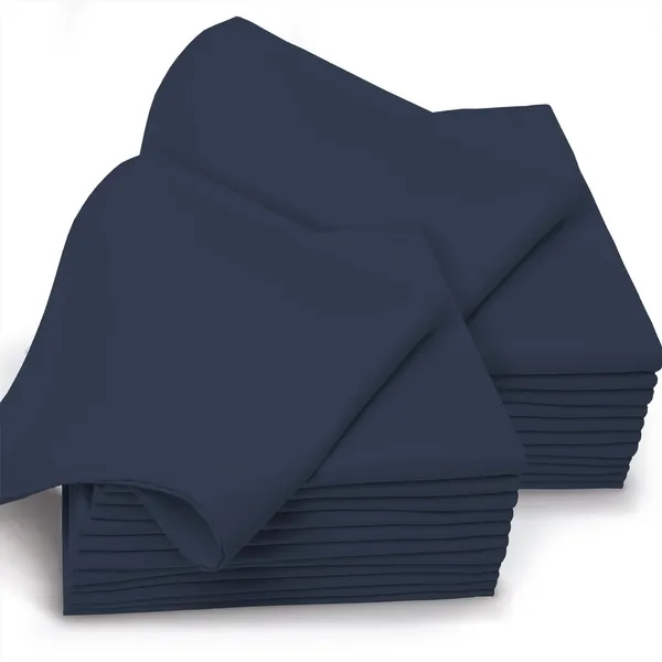 Cotton_Sateen_Solid_Dark_Blue_Dinner_Napkins_Set_Of_24