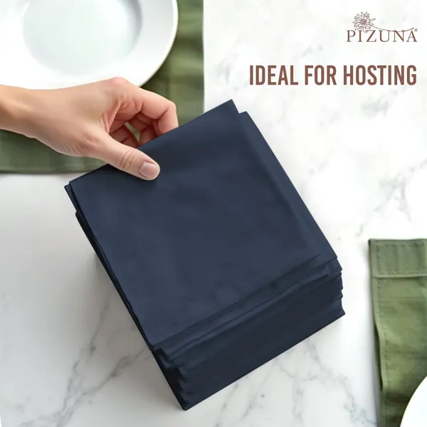 Cotton_Sateen_Solid_Dark_Blue_Dinner_Napkins_Set_Of_24