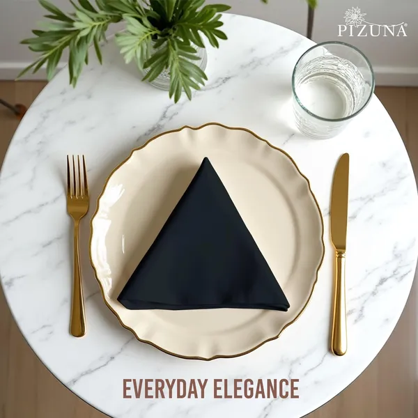 Cotton_Solid_Black_Dinner_Napkins_Set_Of_8
