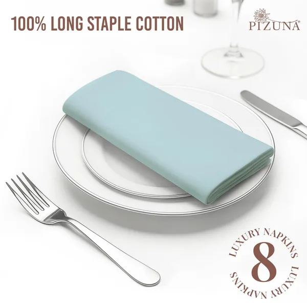 Cotton_Solid_Baby_Blue_Super_King_Flat_Bedsheet