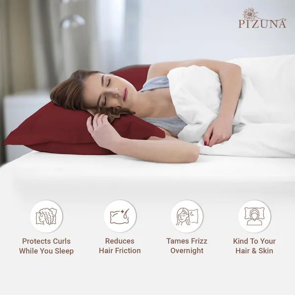 Pizuna_Cotton_Solid_Rio_Red_Pillow_Cover_Set_Of_2