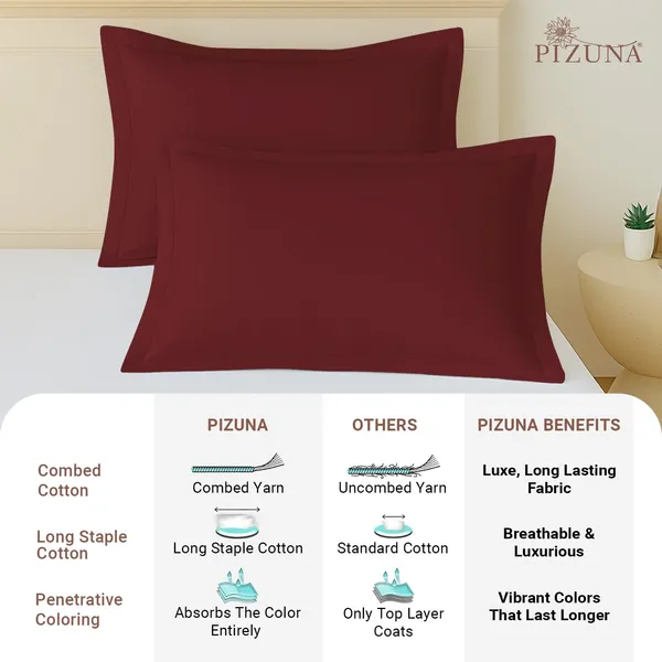 Pizuna_Cotton_Solid_Rio_Red_Pillow_Cover_Set_Of_2
