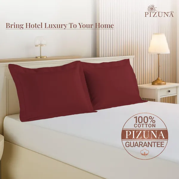 Pizuna_Cotton_Solid_Rio_Red_Pillow_Cover_Set_Of_2