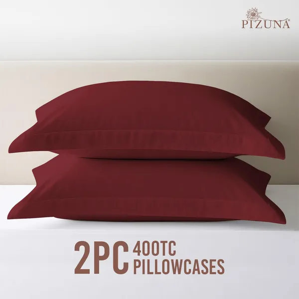 Pizuna_Cotton_Solid_Rio_Red_Pillow_Cover_Set_Of_2