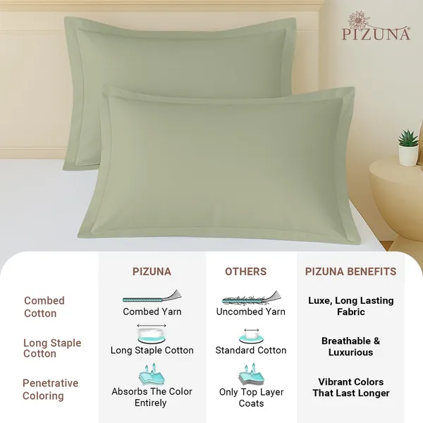 Pizuna_100%_Cotton_Solid_Light_Sage_Pillow_Cover_Set_Of_2