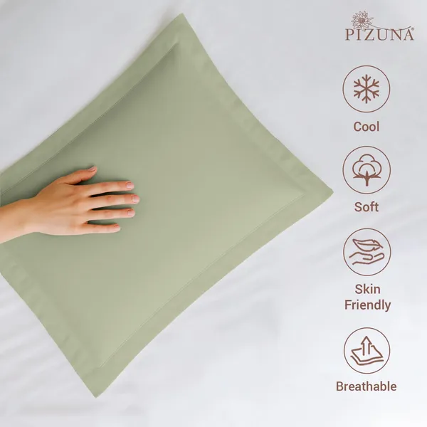 Pizuna_100%_Cotton_Solid_Light_Sage_Pillow_Cover_Set_Of_2