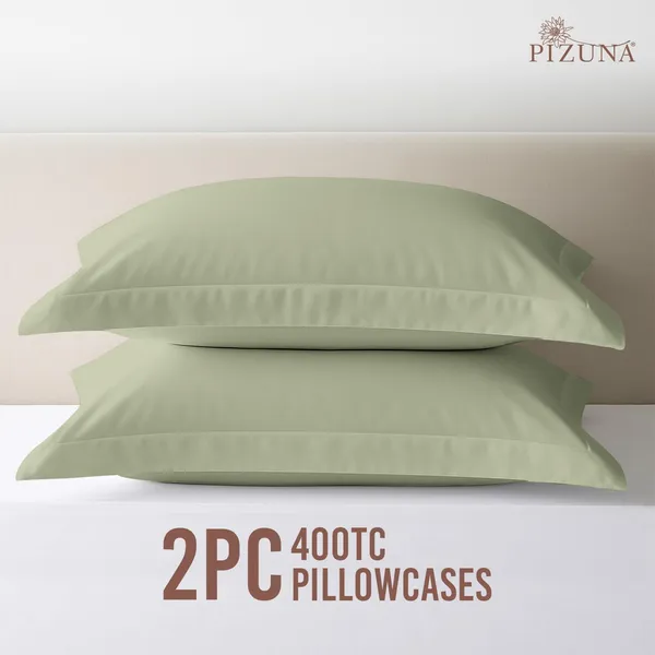 Pizuna_100%_Cotton_Solid_Light_Sage_Pillow_Cover_Set_Of_2