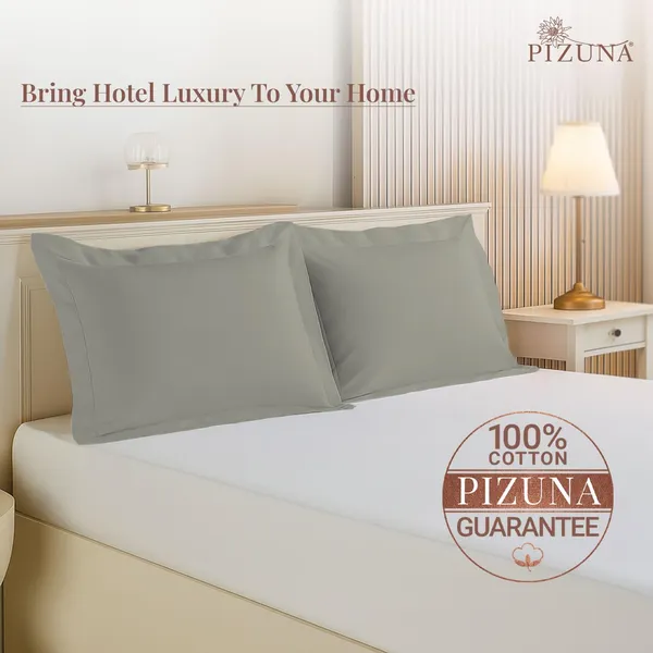 Pizuna_Cotton_Solid_Silver_Pillow_Cover_Set_Of_2