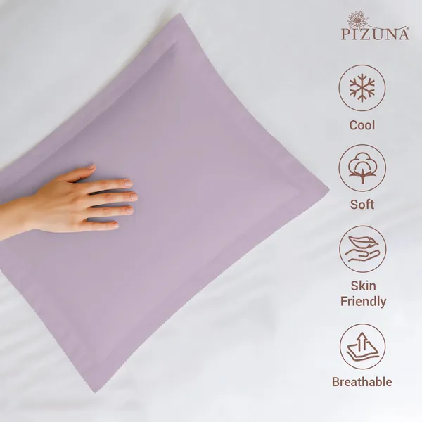 Pizuna_Cotton_Solid_Lavender_Frost_Pillow_Cover_Set_Of_2