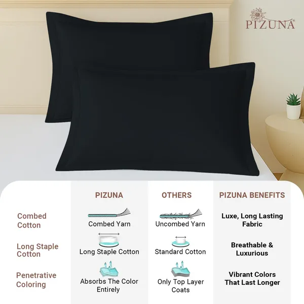 Pizuna_Cotton_Solid_Black_Pillow_Cover_Set_Of_2
